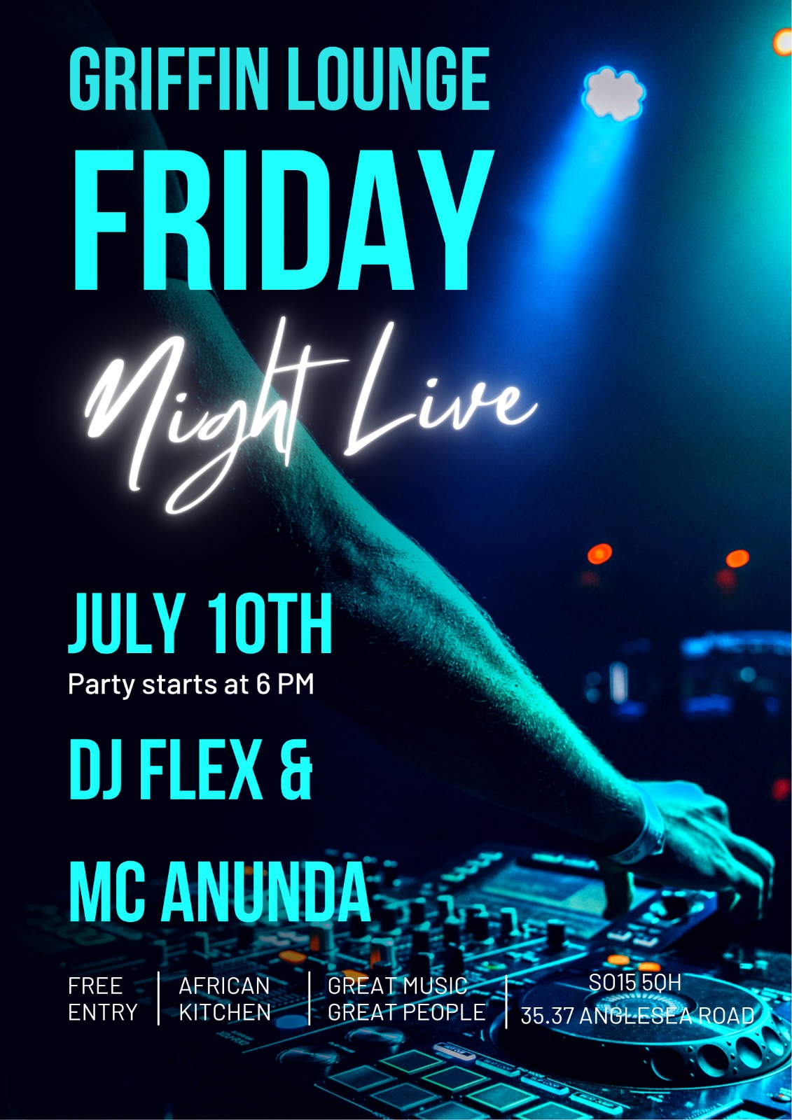 Friday Night Live event artwork
